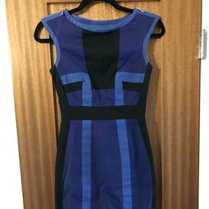 Karen Millen blue striped dress